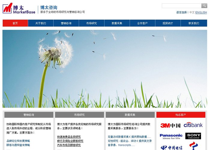 博太市场研究页面设计效果图展示1